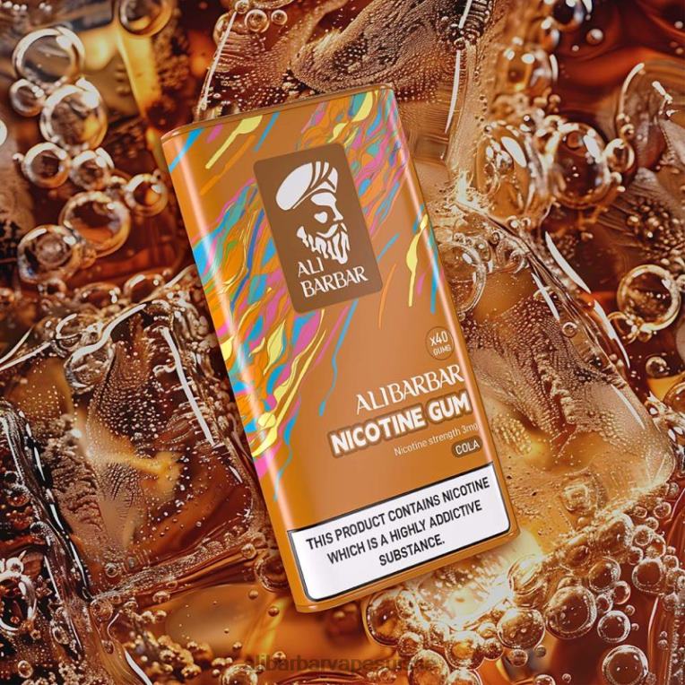 Alibarbar Vape Suisse - Alibarbar gomme à la nicotine cola 40F2J99