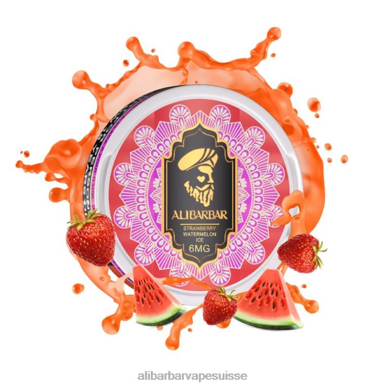 glace à la fraise et à la pastèque