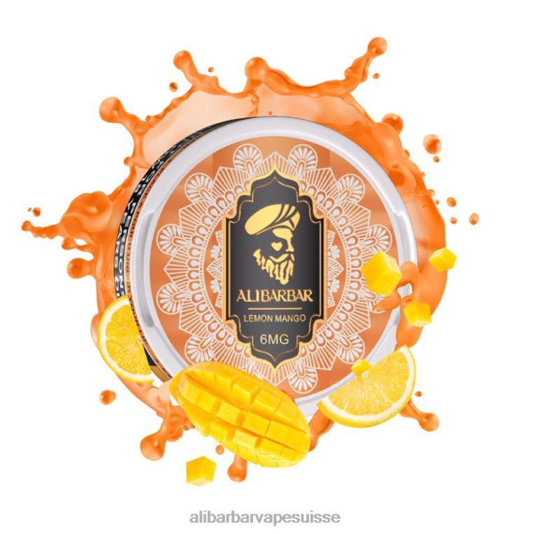 Alibarbar Vape Review - Alibarbar sachets de nicotine mangue citron 40F2J86