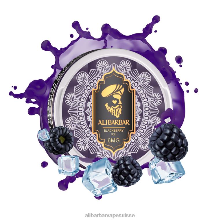 Alibarbar Vape Suisse - Alibarbar sachets de nicotine glace aux raisins 40F2J85