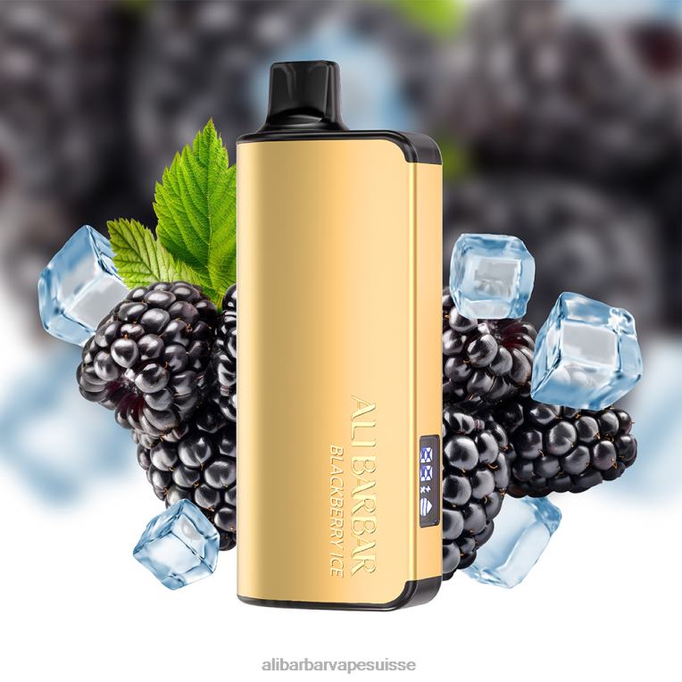 Alibarbar Vape Suisse - Alibarbar Ingot 9000 vapes jetables explosion de myrtilles 40F2J15