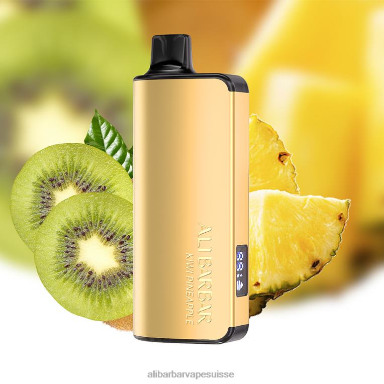 ananas, kiwi